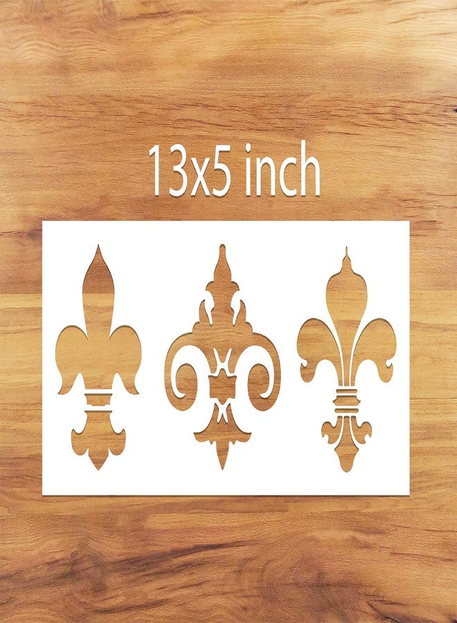 WallDesign قوالب استنسل زنبق هندسية من WallDesign للرسم على جدران غرف النوم، والصالات، والاستوديوهات، ومتاجر الأزياء (مقاس التصميم 5 بوصات × 13 بوصة) - Image 2